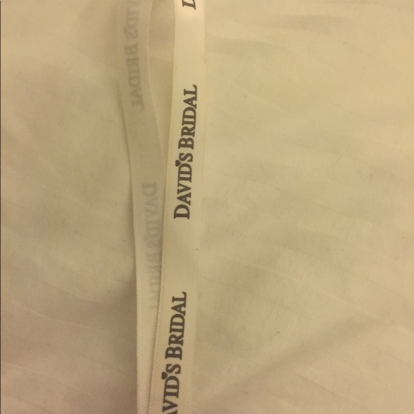 David’s bridal Red satin bridesmaid dress. Sz 16 - Picture 5 of 5